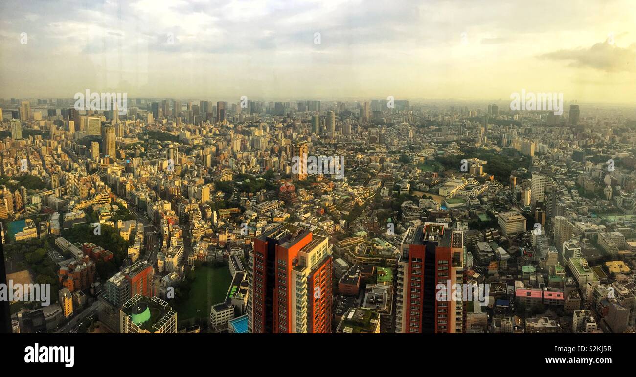 Tokyo from above Stock Photo