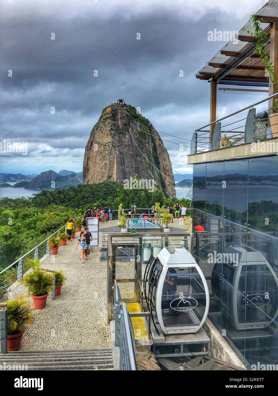 Sugarloaf mountain in Rio de Janeiro, Brazil. - Smartphone Captured Stock Image