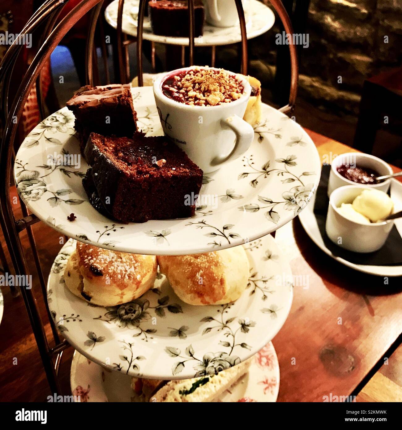 Celebration afternoon tea Stock Photo - Alamy