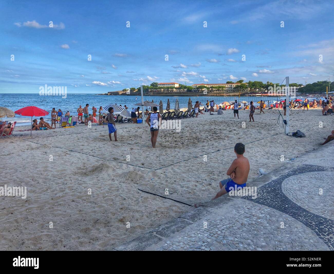 Activity on Copacabana beach in Rio de Janeiro, Brazil Stock Photo - Alamy