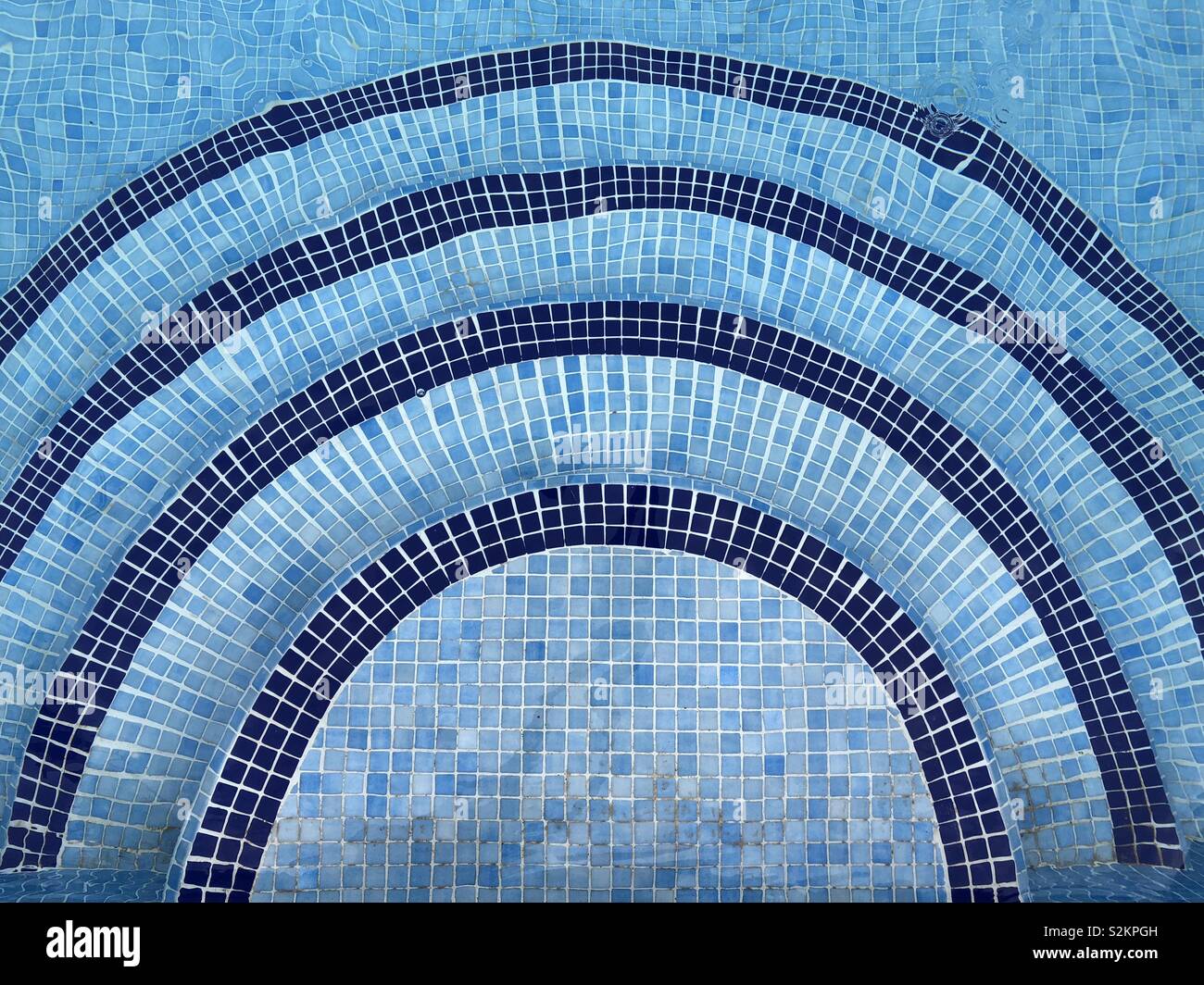 Pool steps - Smartphone Captured Stock Image