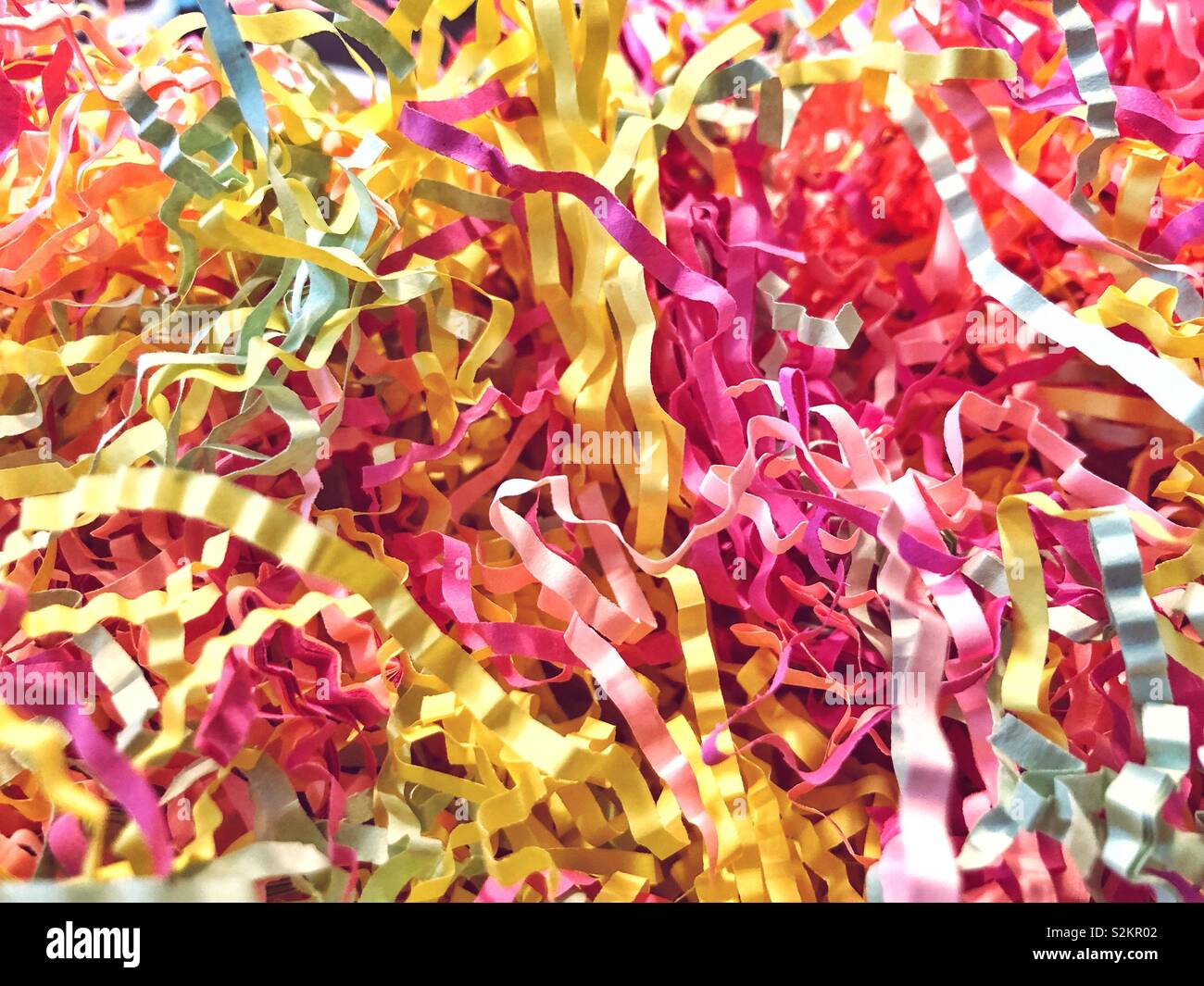 Multicolor shredded confetti paper stock photo (213284