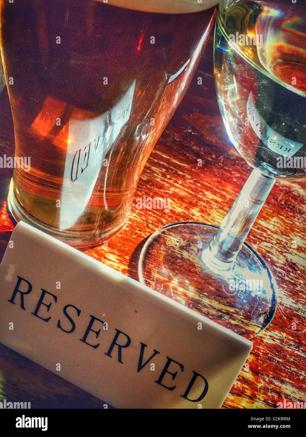 Reserved sign hi-res stock photography and images - Alamy