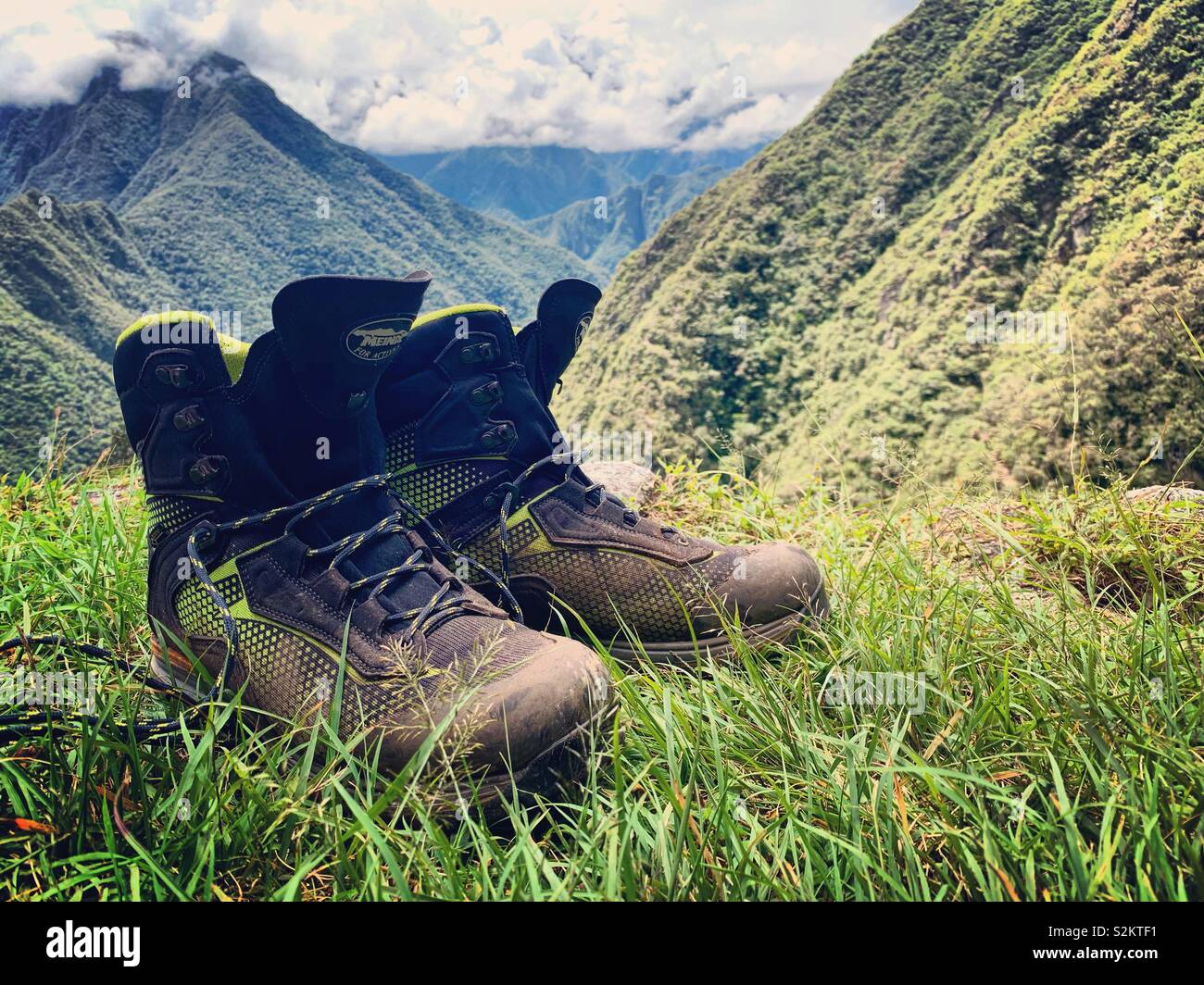 These boots were made for walking Stock Photo Alamy