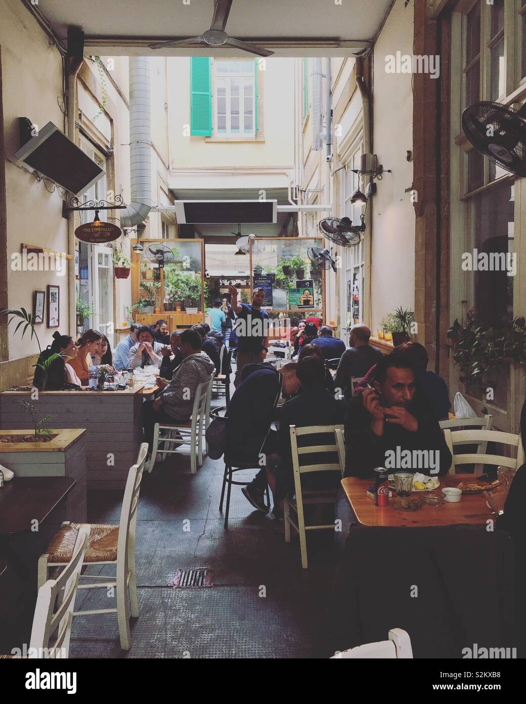 Street cafe nicosia hi-res stock photography and images - Alamy