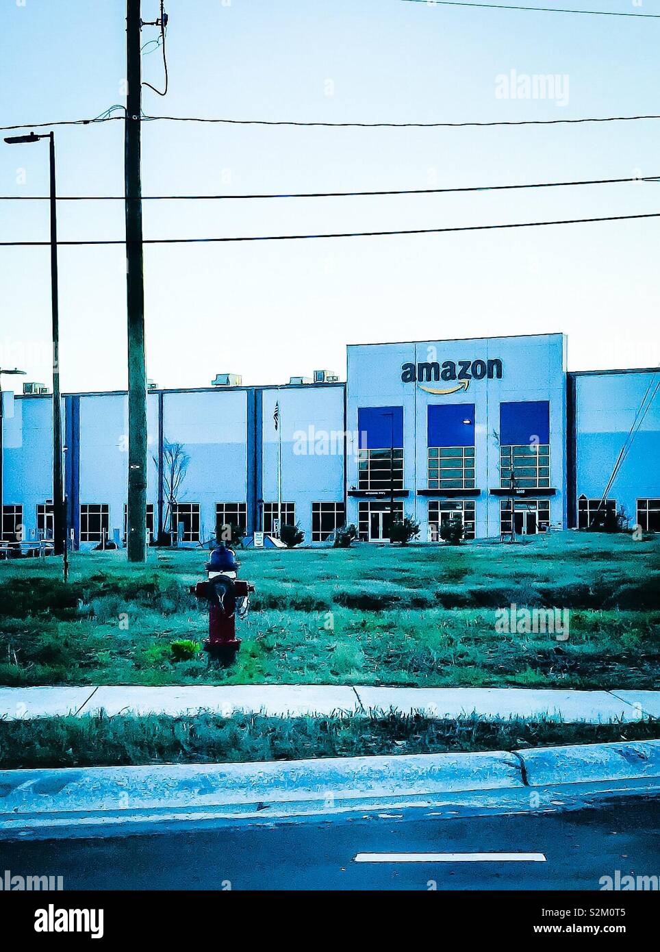 Amazon hub in Concord, NC Stock Photo