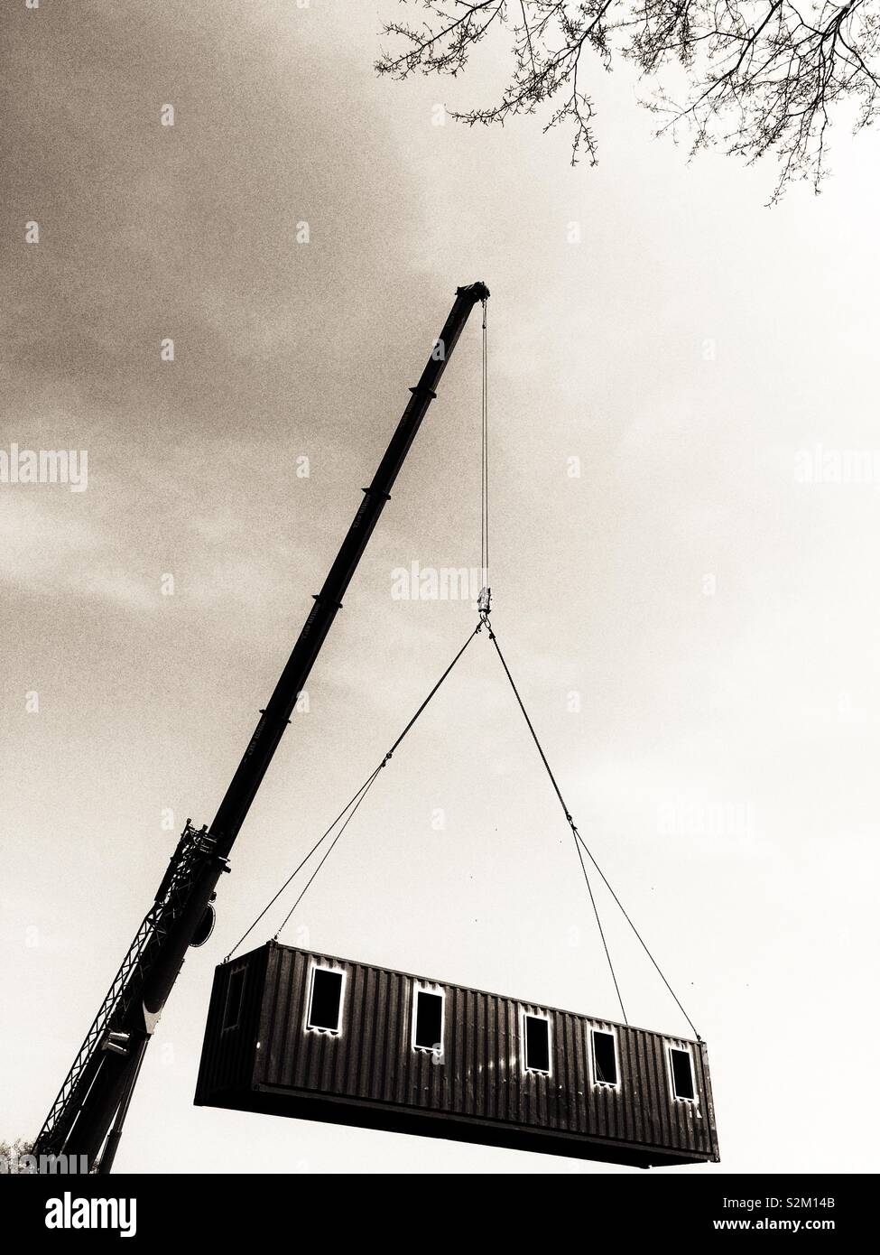 Construction site - Smartphone Captured Stock Image