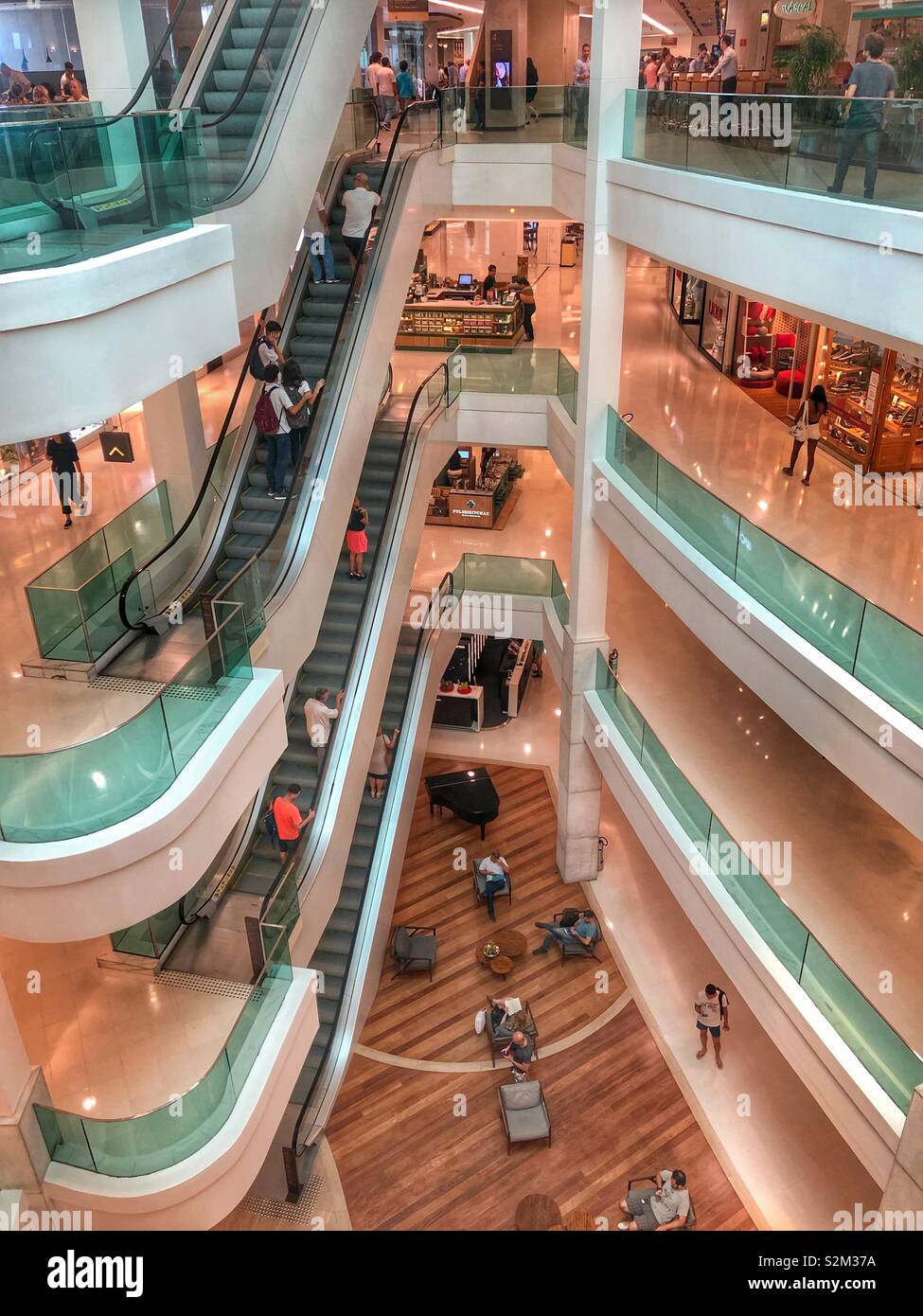 LeBlon shopping mall in Rio de Janeiro, Brazil. Stock Photo