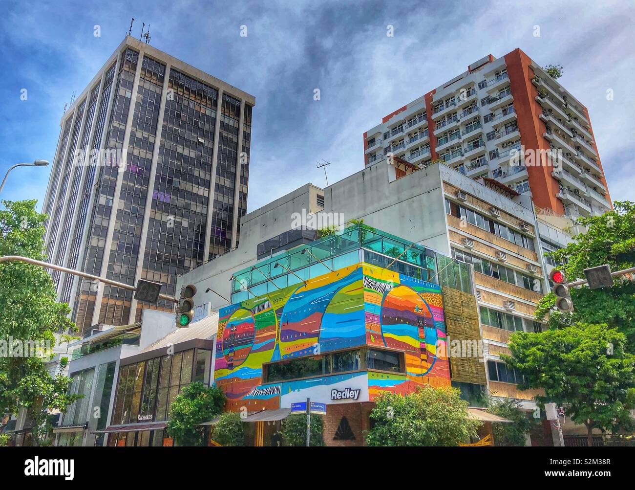 A neighbourhood in Rio de Janeiro, Brazil. - Smartphone Captured Stock Image