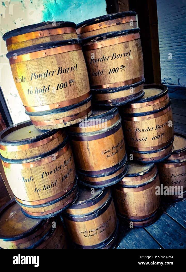 Gunpowder Barrel Stock Photos & Gunpowder Barrel Stock Images - Alamy