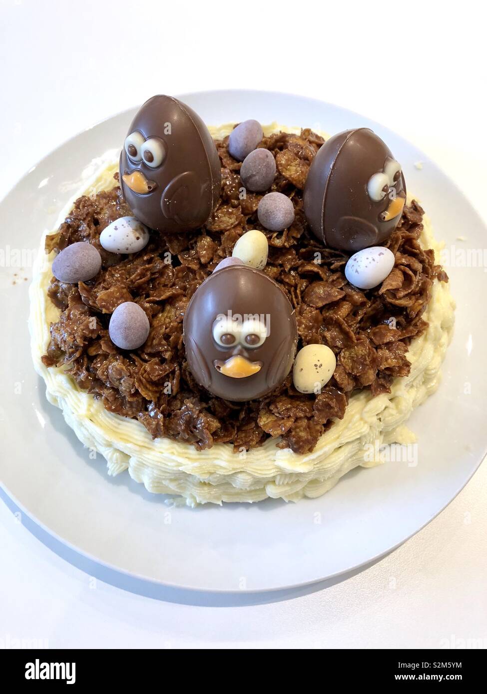 Homemade Easter Cake - Smartphone Captured Stock Image