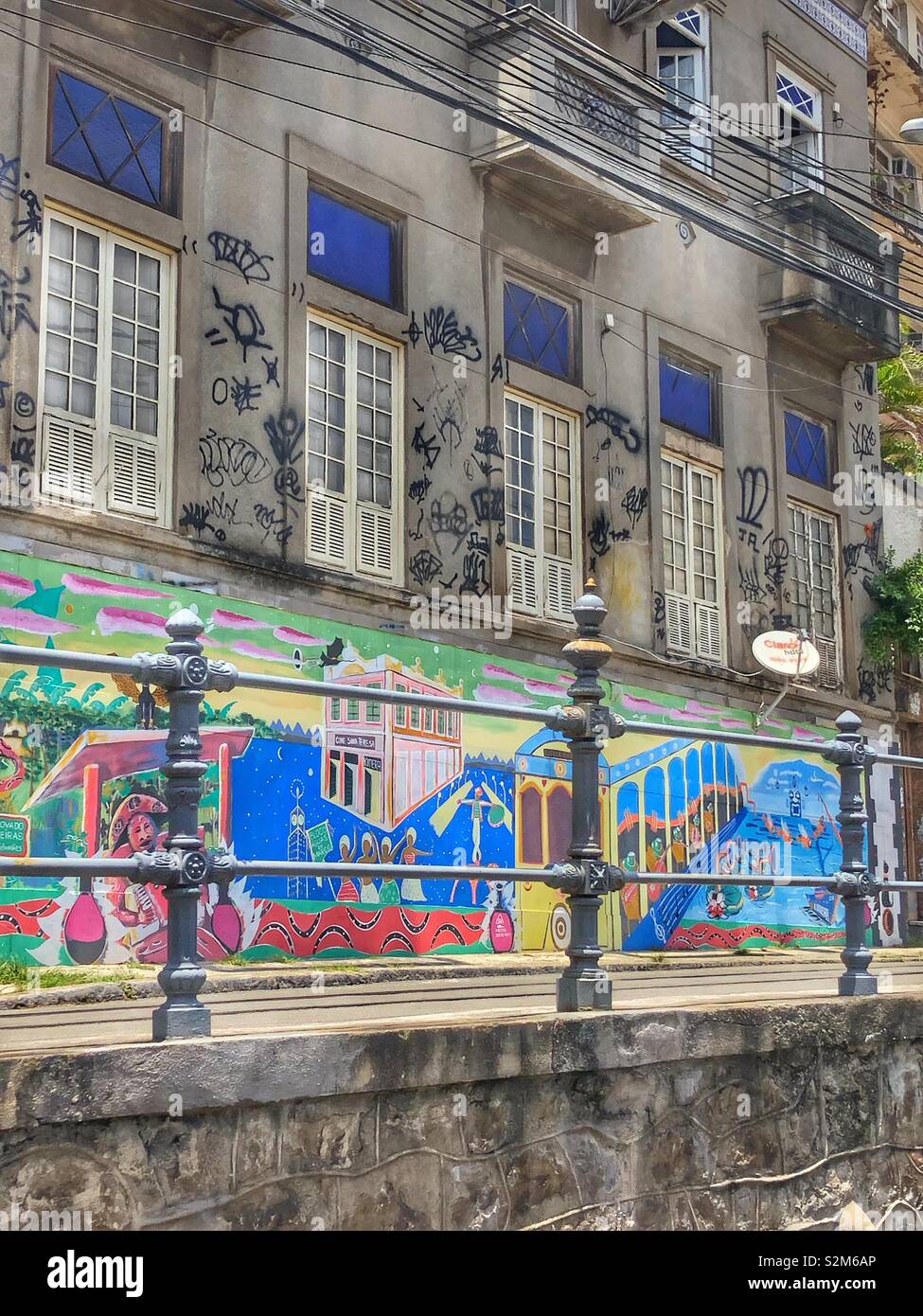 Santa Teresa neighbourhood in Rio de Janeiro, Brazil. Stock Photo