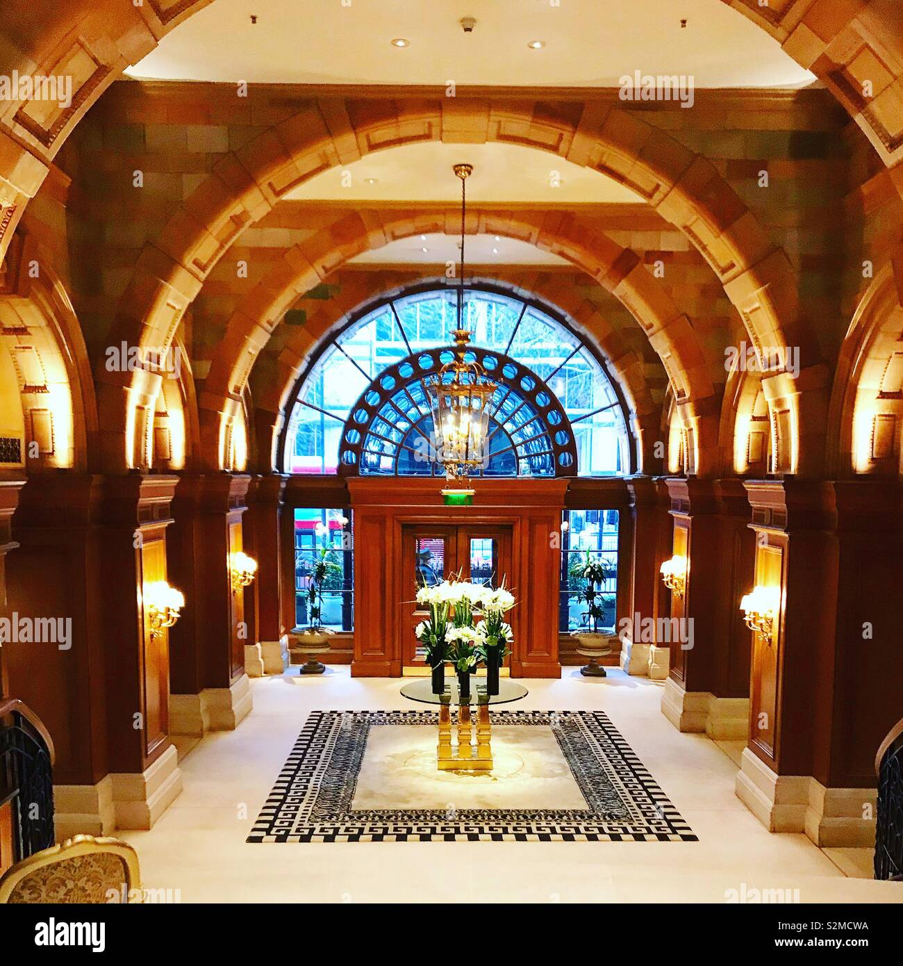 Foyer for The Landmark Hotel London Stock Photo