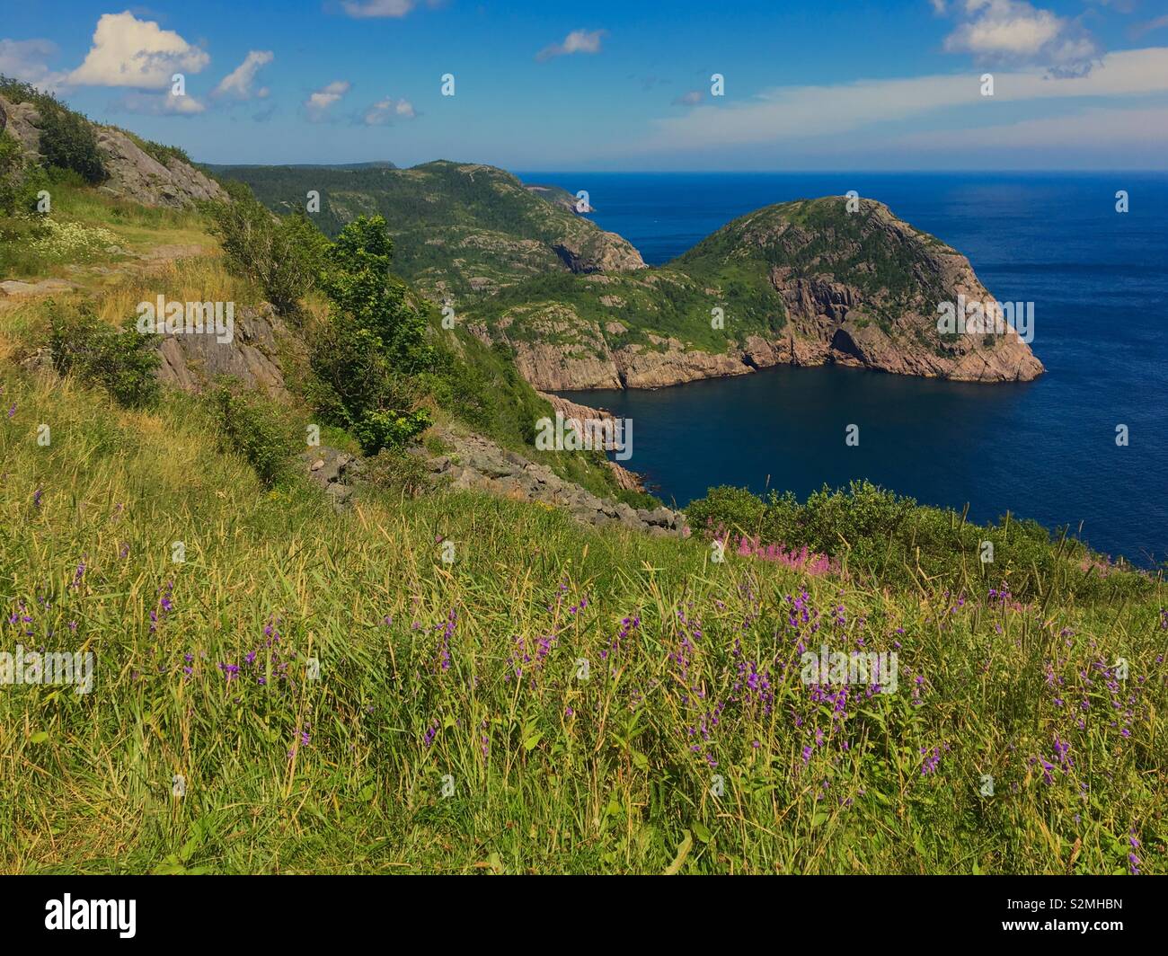 Signal Hill walking trail in St. John’s Newfoundland Canada during