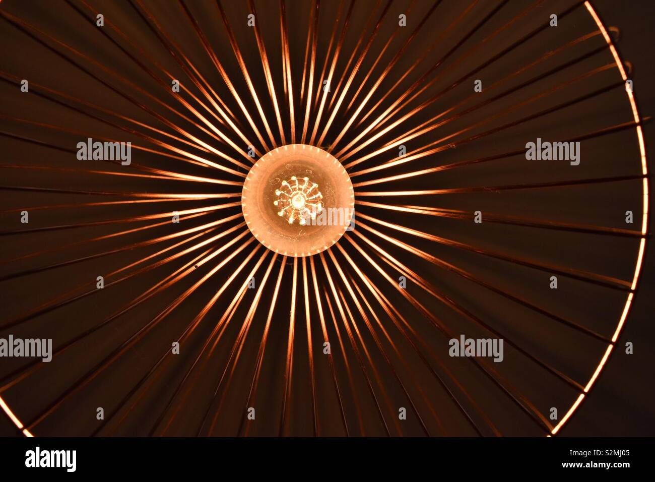 Interesting and arty light bulb Stock Photo