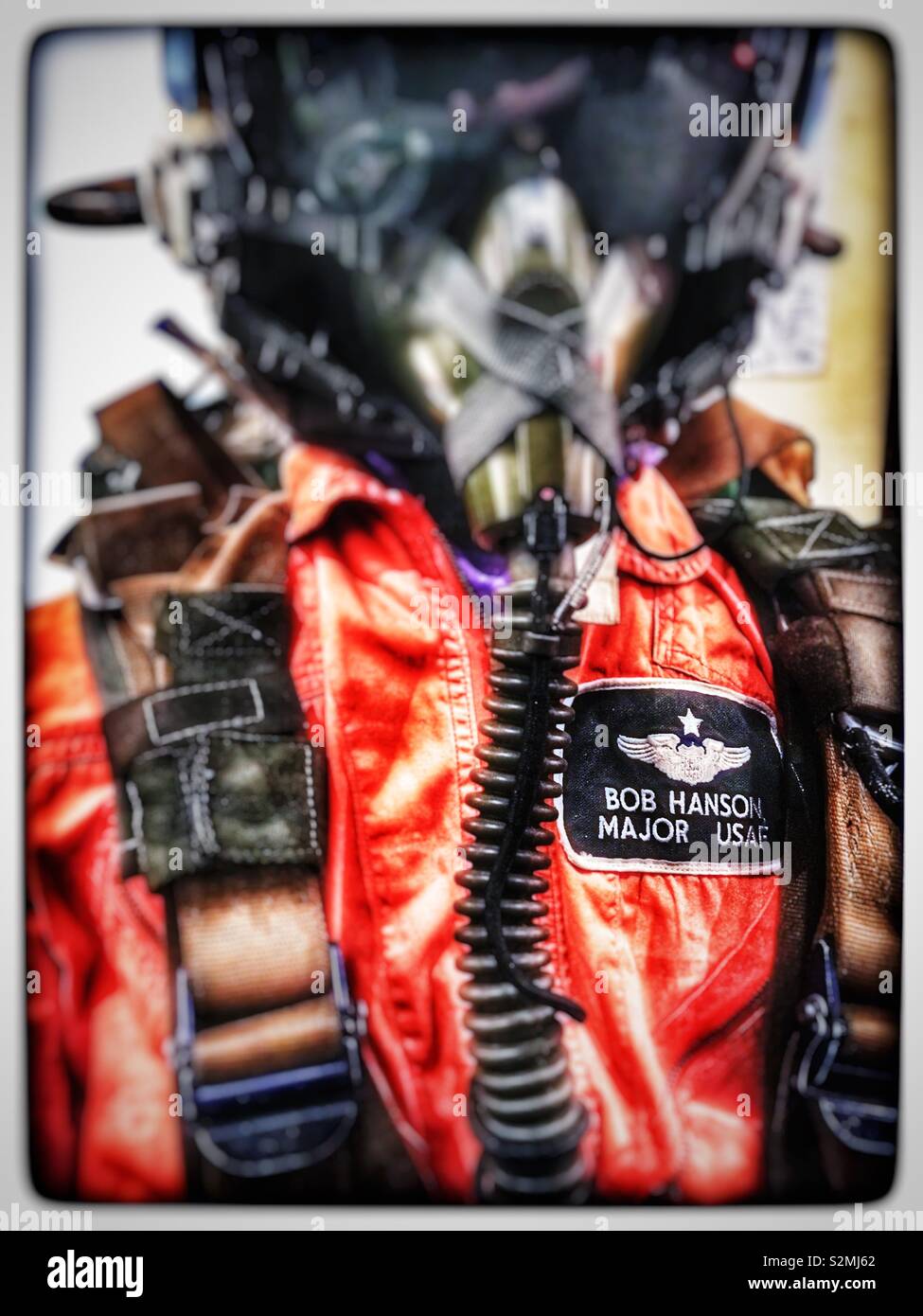 Military flight suit - Smartphone Captured Stock Image