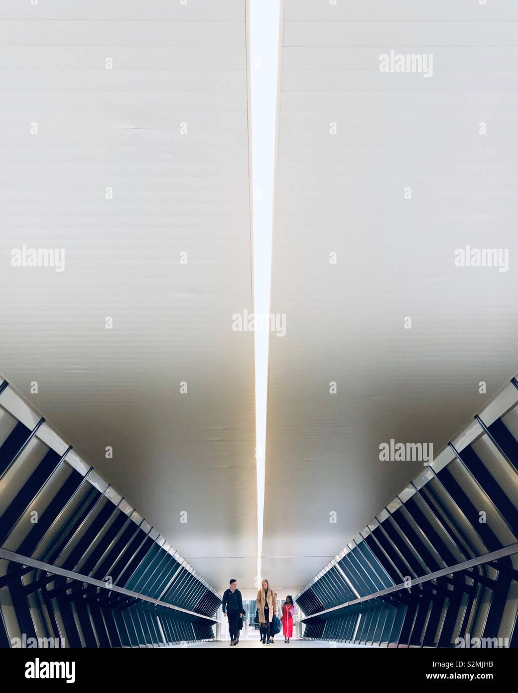 Canary Wharf London. Isle of Dogs. - Smartphone Captured Stock Image