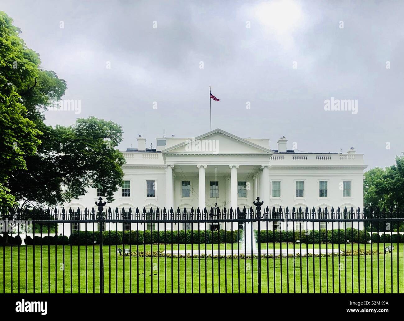 White House Washington DC - Smartphone Captured Stock Image