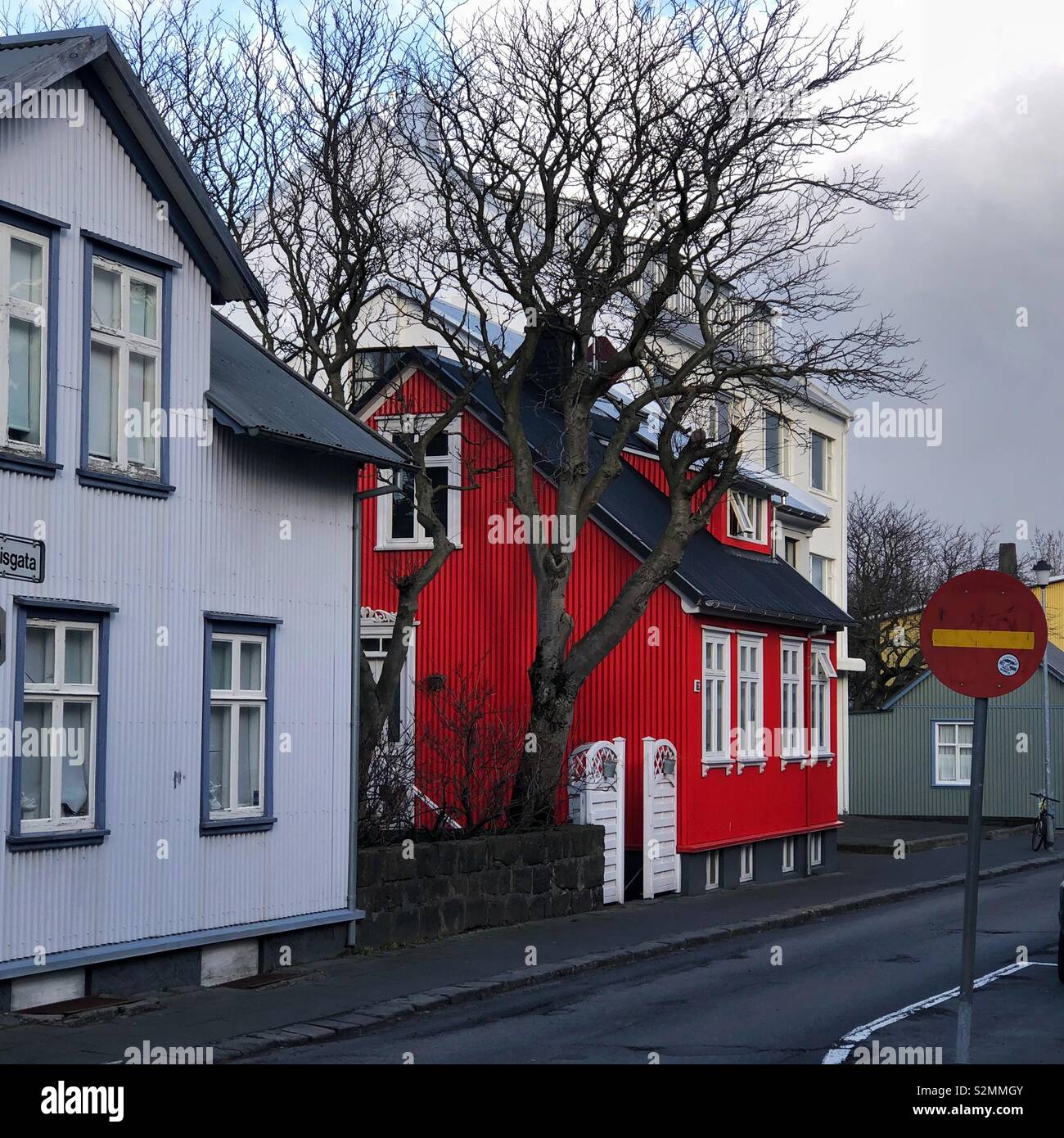 Colors of Reykjavik - Smartphone Captured Stock Image