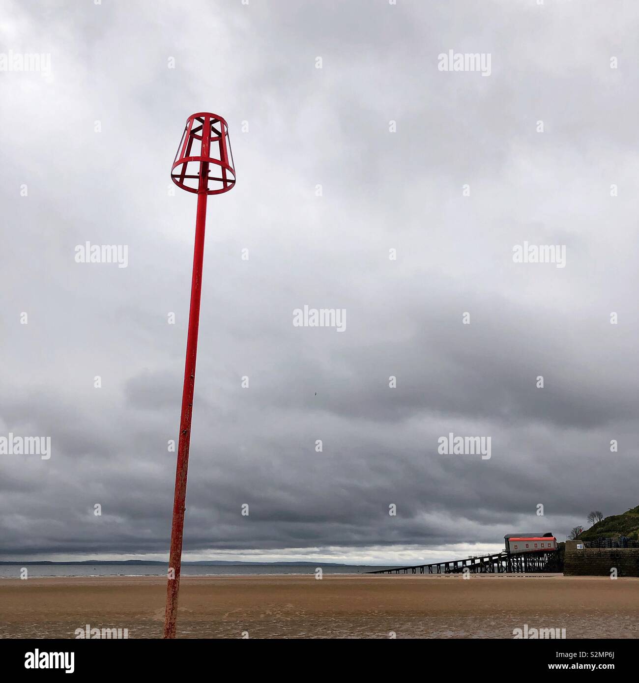 Sea side view - Smartphone Captured Stock Image