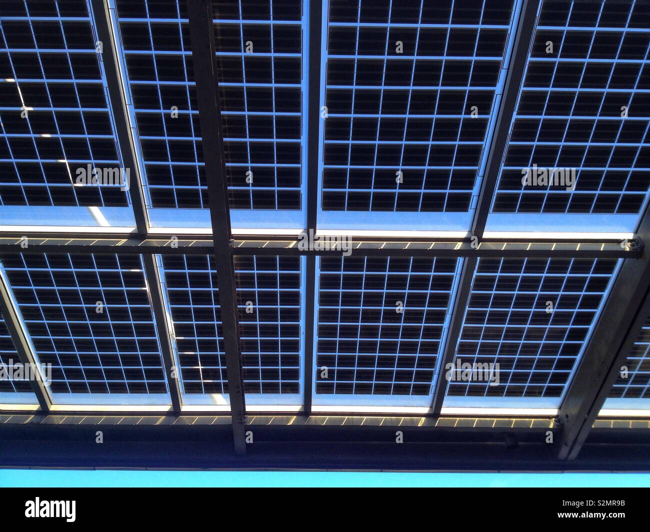 Solar panels - Smartphone Captured Stock Image