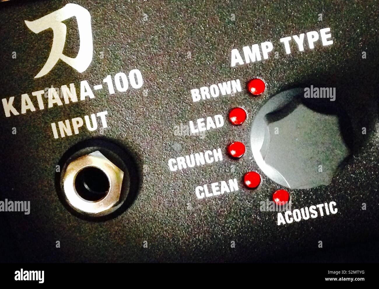 Boss katana Amplifier - Smartphone Captured Stock Image