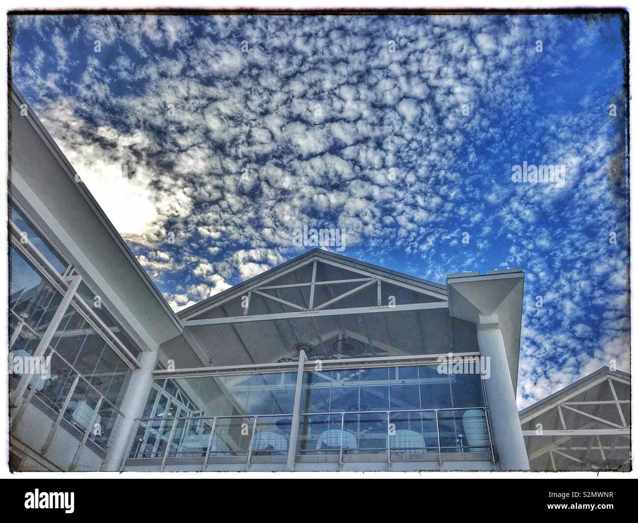 Baia Seafood Restaurant, V&A Waterfront, Cape Town, South Africa. - Smartphone Captured Stock Image
