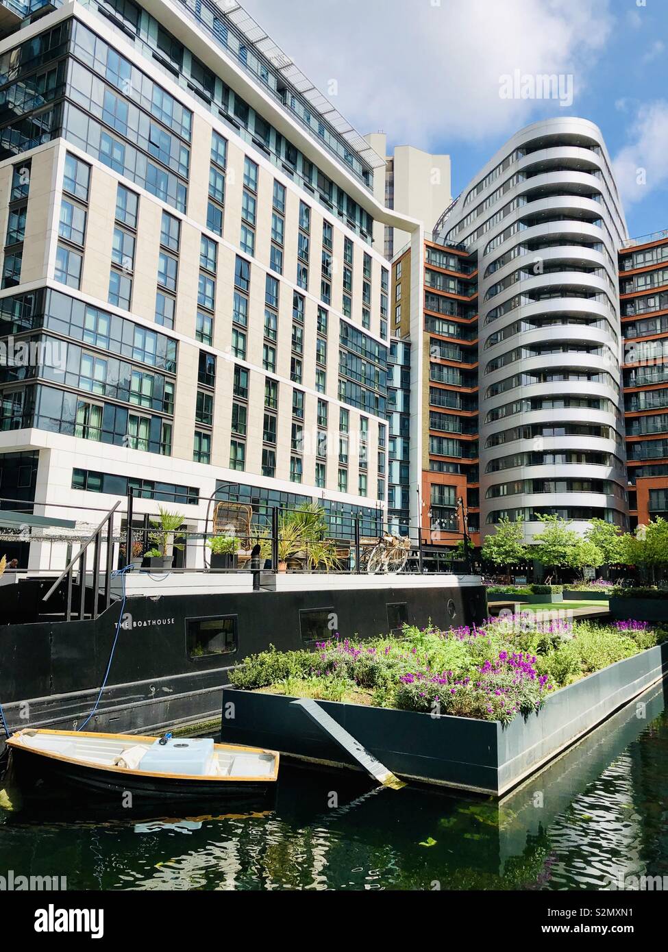 London’s floating gardens Stock Photo Alamy