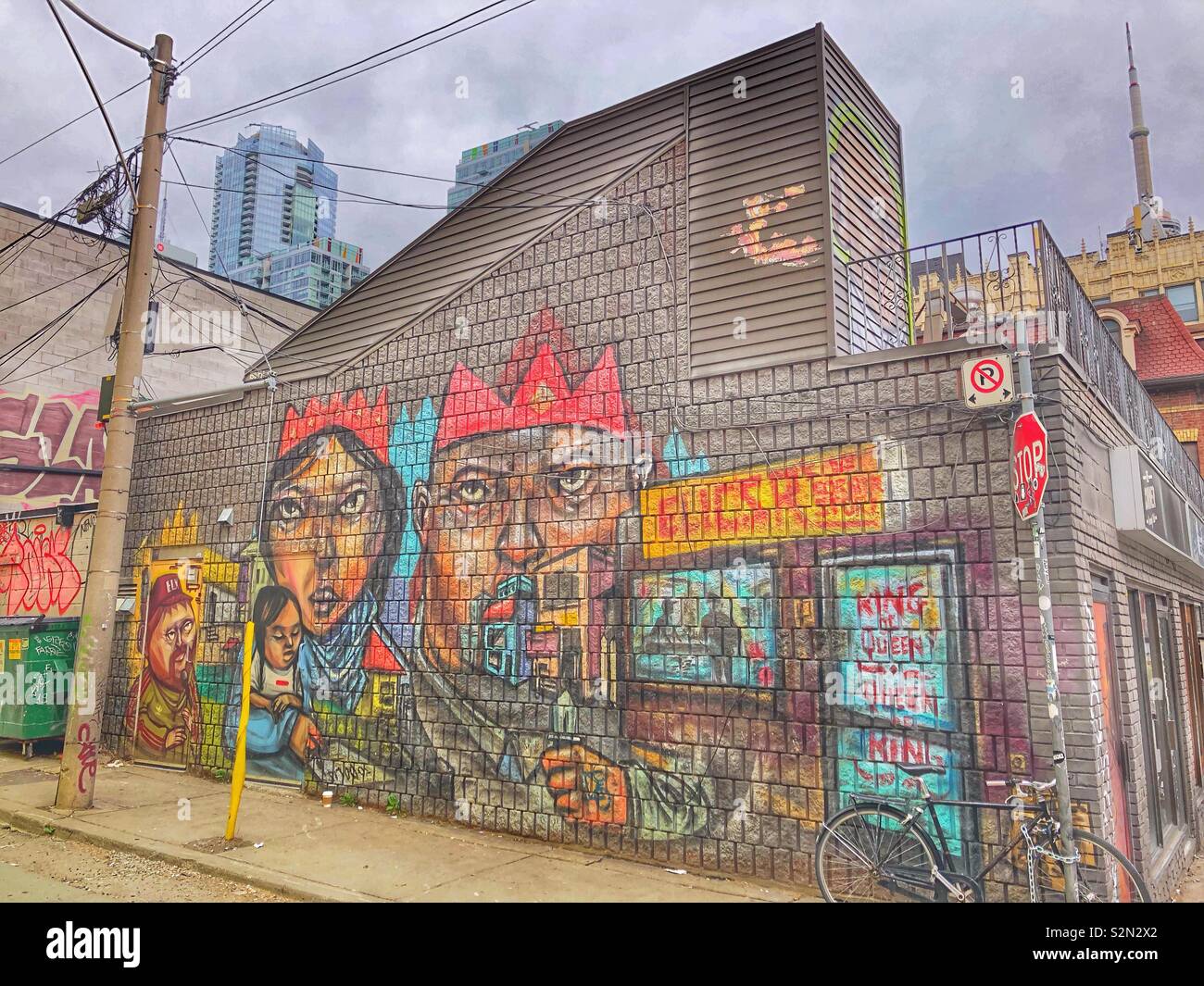 Urban street art in Toronto, Canada Stock Photo Alamy