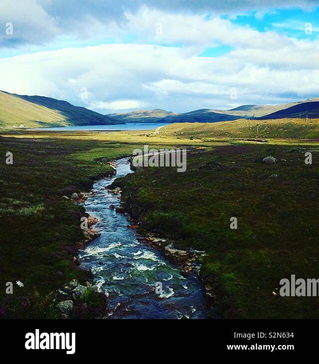 Isle of Skye river Stock Photo - Alamy