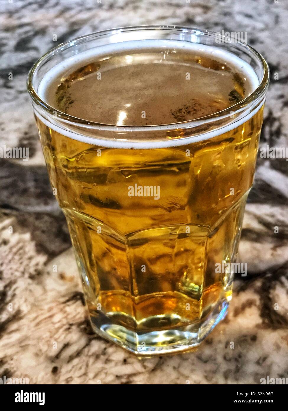 Beer with no head - Smartphone Captured Stock Image