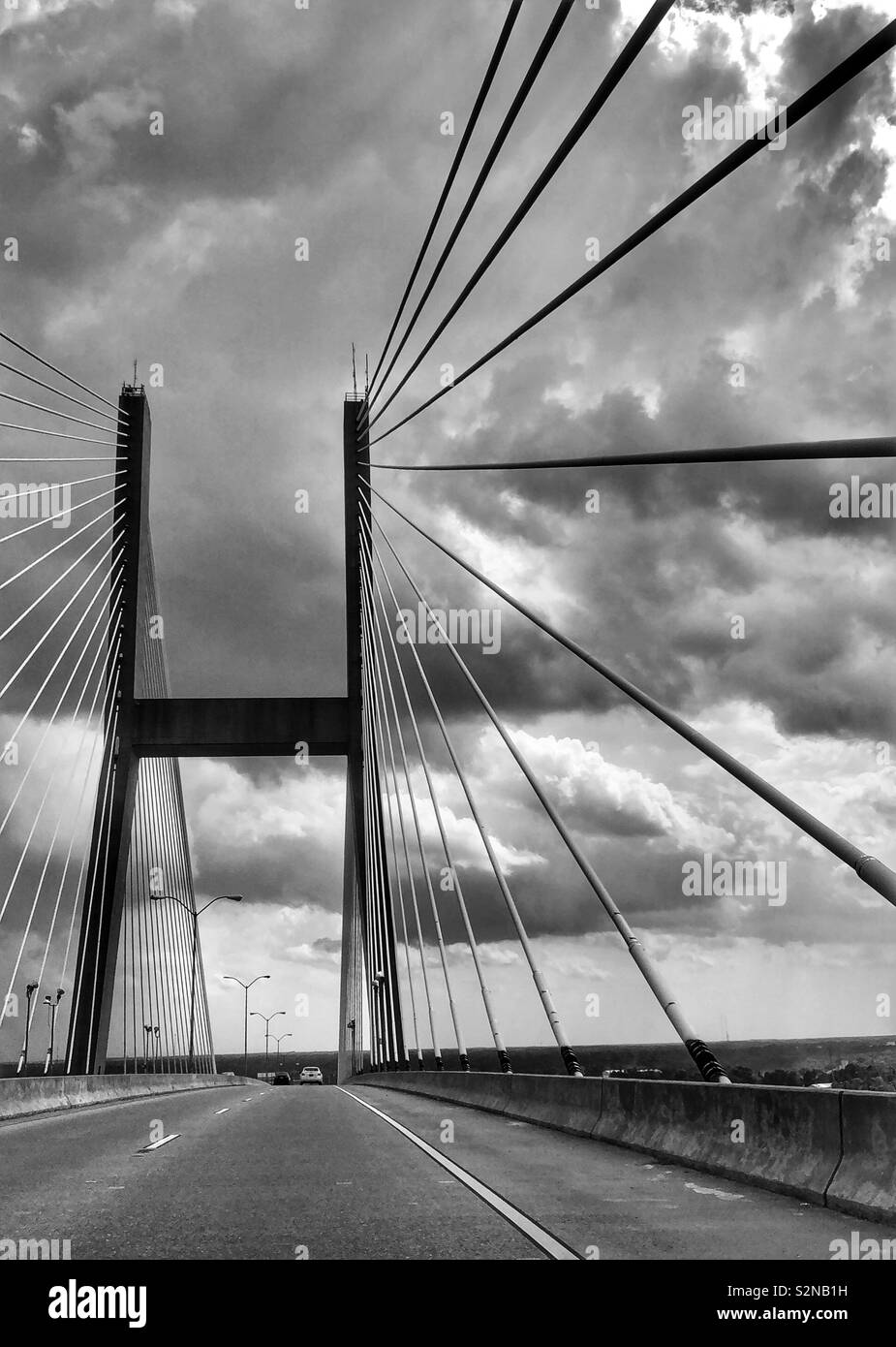 Bridge to Savannah Stock Photo Alamy