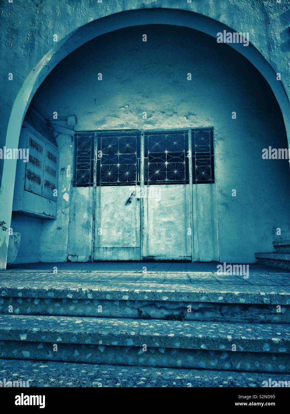 Moody gateway - Smartphone Captured Stock Image