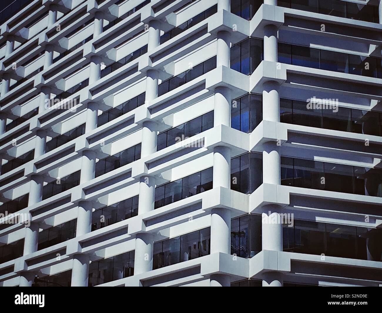 Modern building structure in Washington DC, USA - Smartphone Captured Stock Image