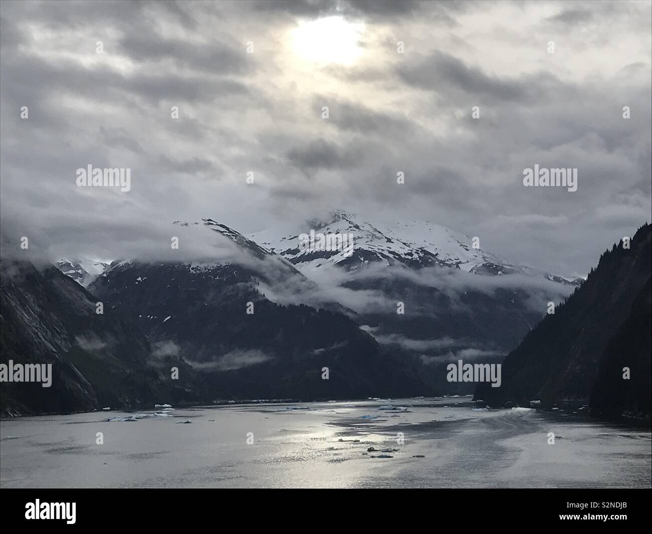Glacier bay Alaska - Smartphone Captured Stock Image