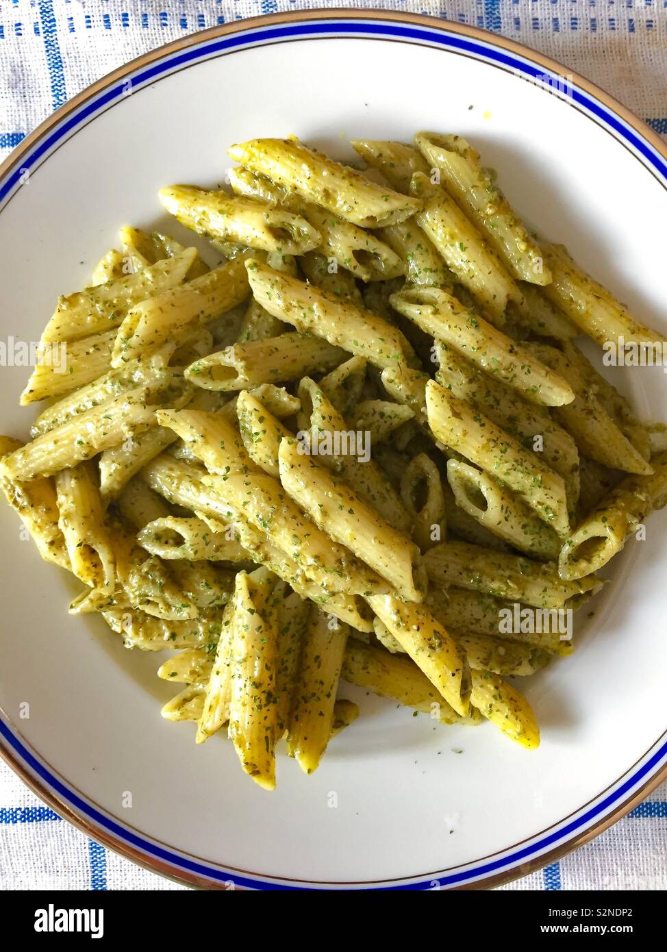 Pasta alla genovese, Italy Stock Photo Alamy