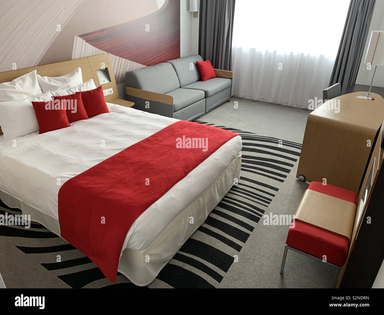 Hotel room - Smartphone Captured Stock Image