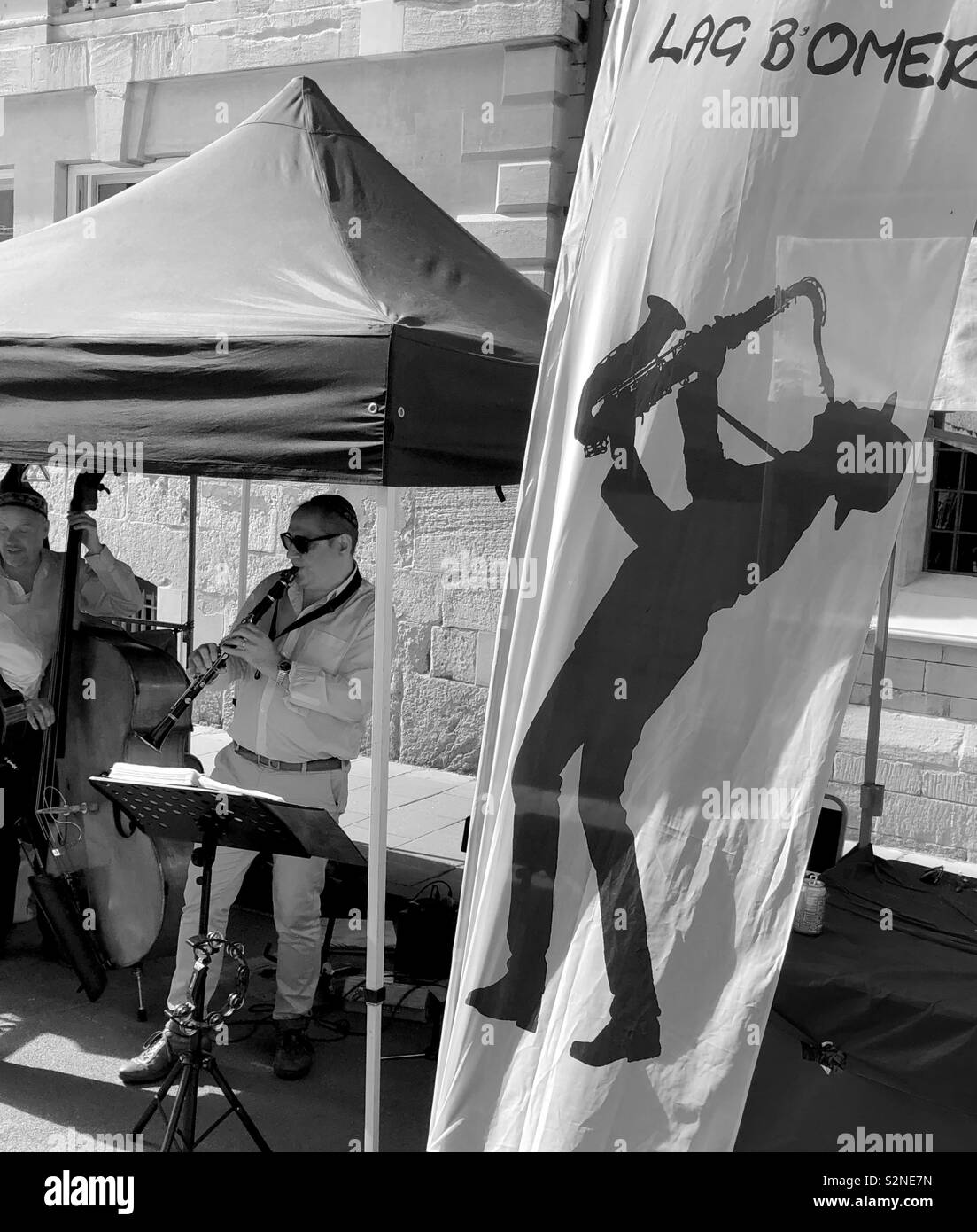 Klezmer players at a Jewish Street Festival on Broad Street Oxford and