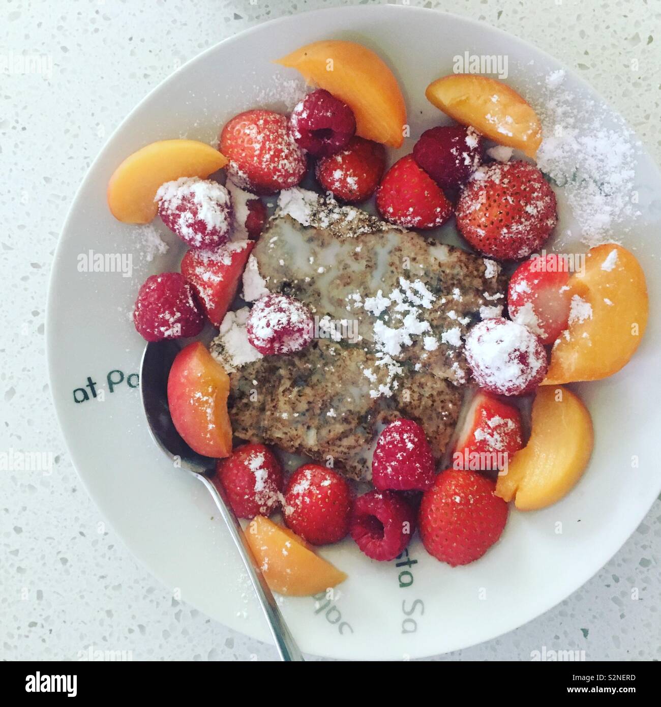 Healthy vegan breakfast Stock Photo - Alamy