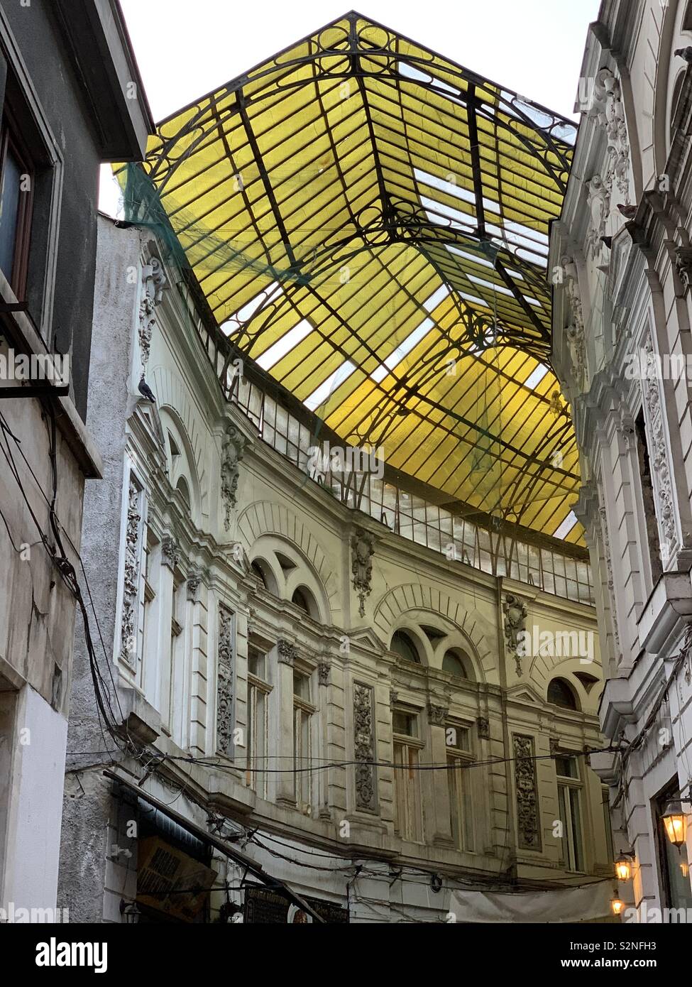 Macca-Villacrosse passage detail view - Smartphone Captured Stock Image