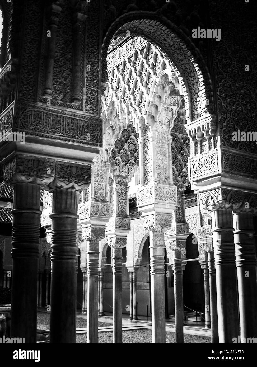 Beauty of the alhambra Black and White Stock Photos & Images Alamy
