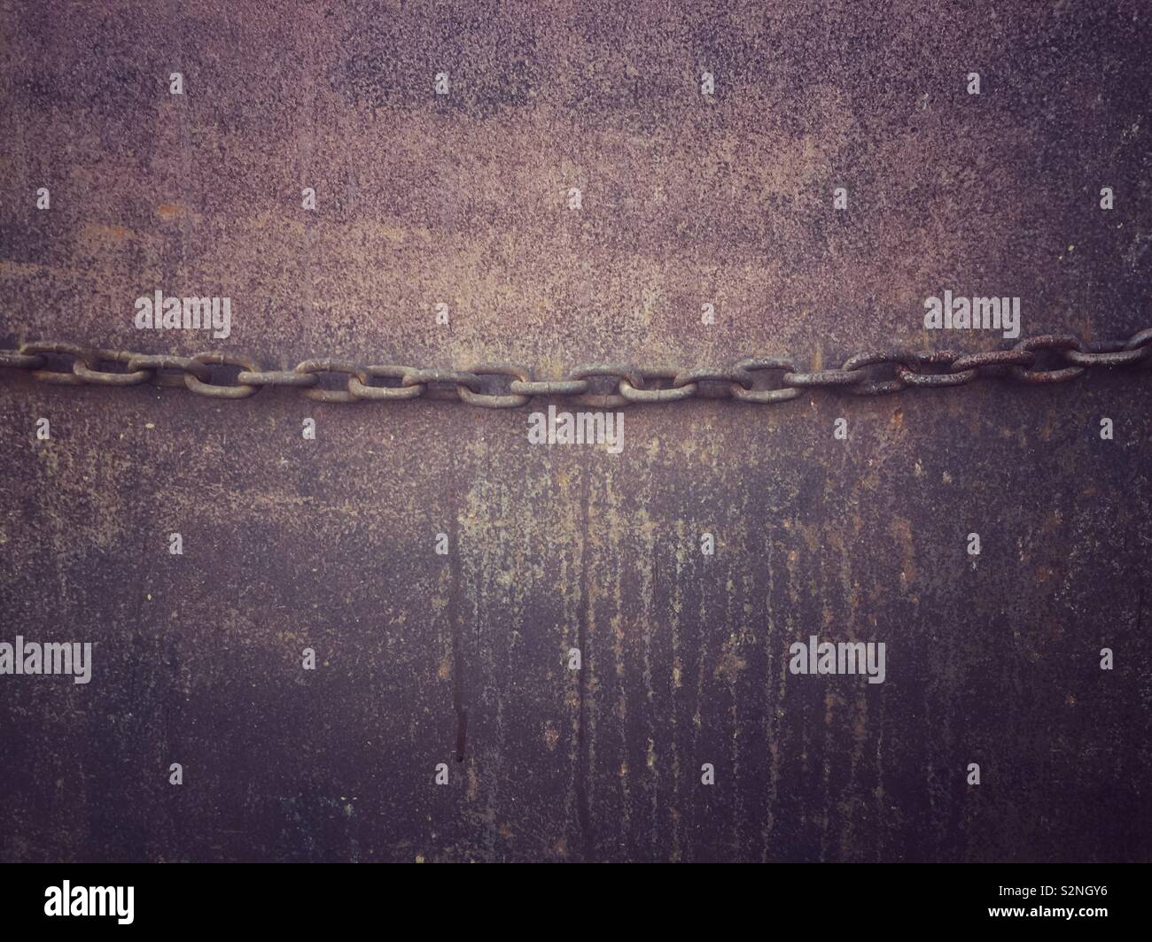 Rusty chains - Smartphone Captured Stock Image