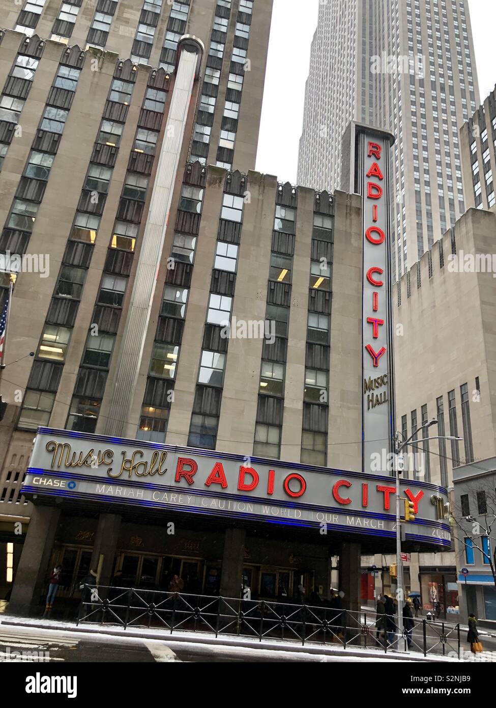 Radio City Music Hall New York Stock Photo