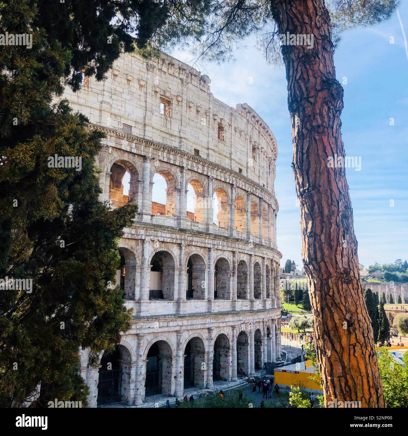 Rome, city, Colosseum, ancient, Roman, architecture Stock Photo