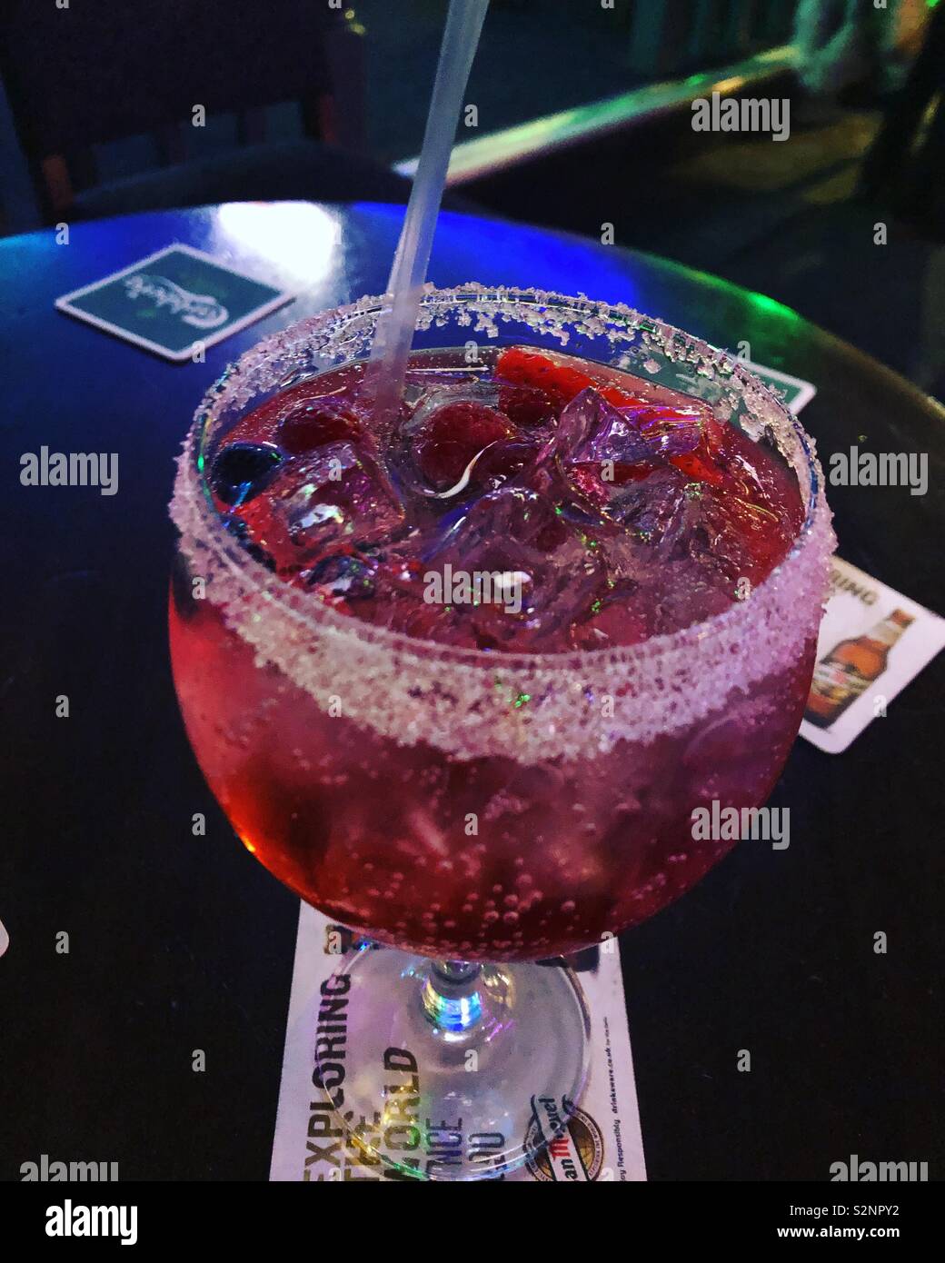 Cherry Bakewell gin Stock Photo Alamy