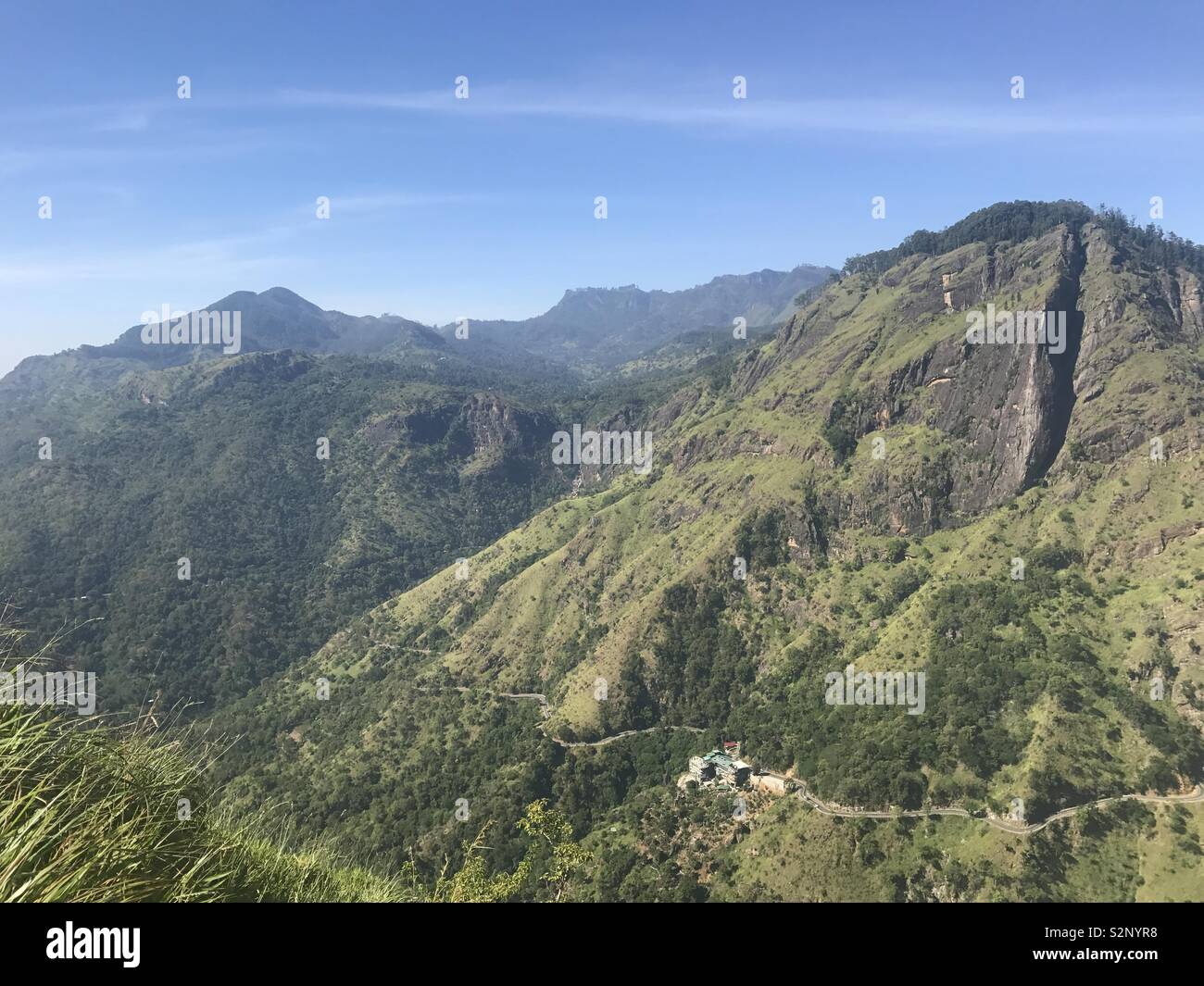 View from Little Adam’s Peak, Ella, Sri Lanka Stock Photo
