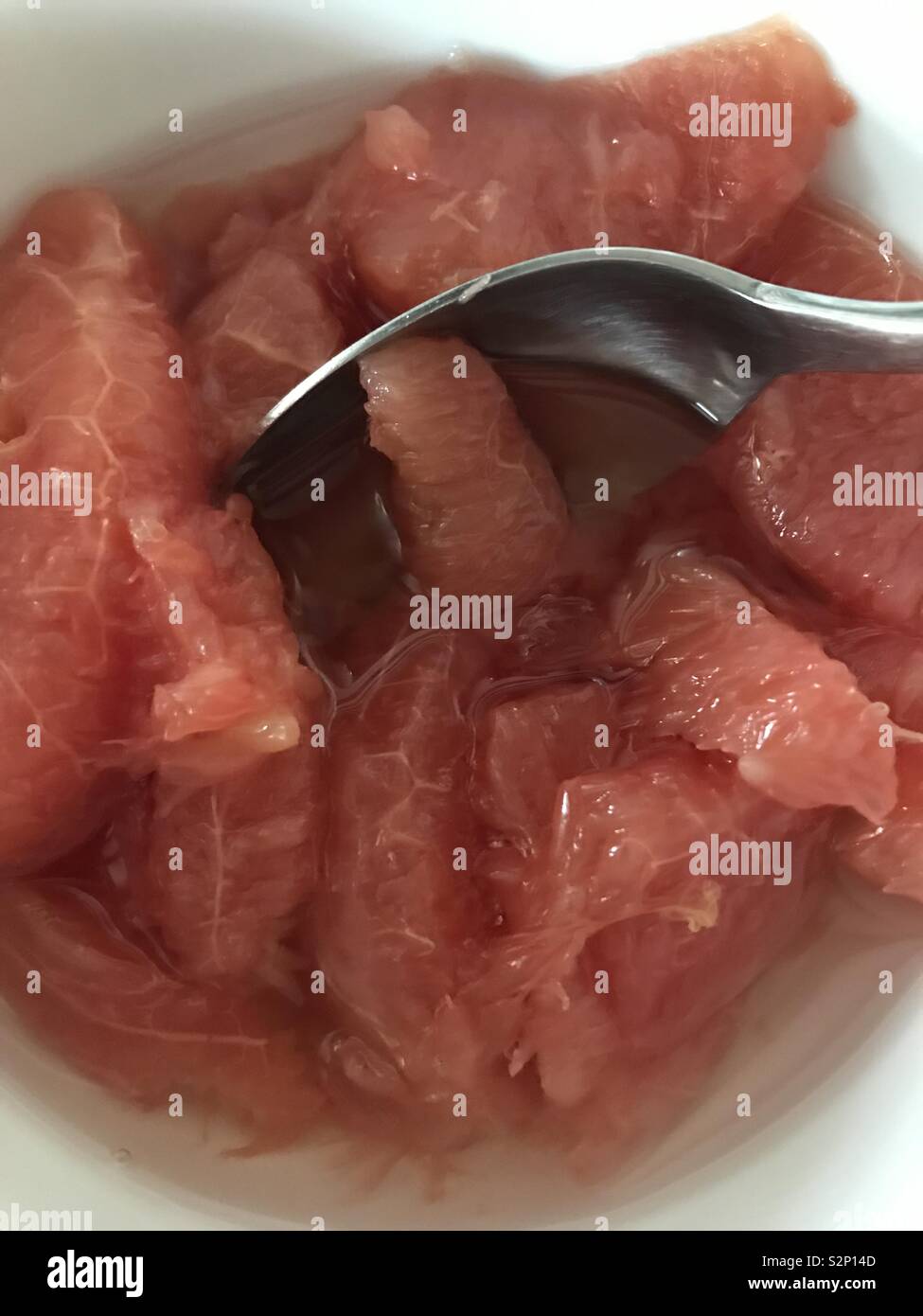 Pink Grapefruit - Smartphone Captured Stock Image