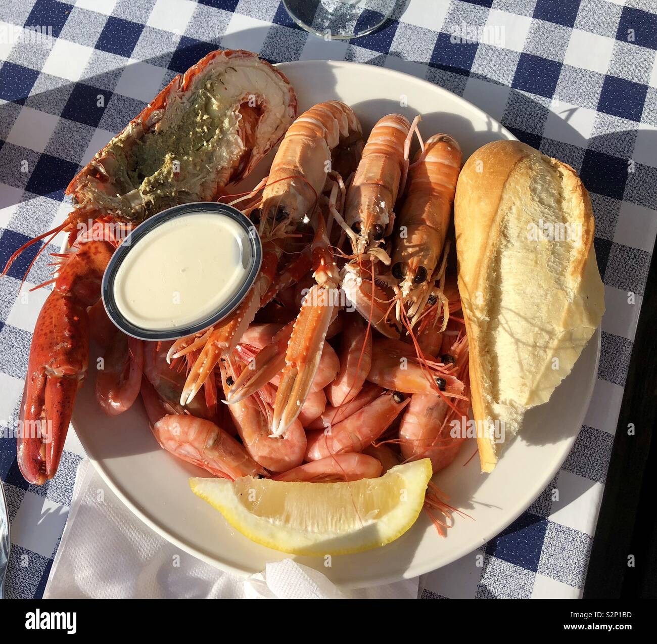 Fresh fish dinner Stock Photo Alamy