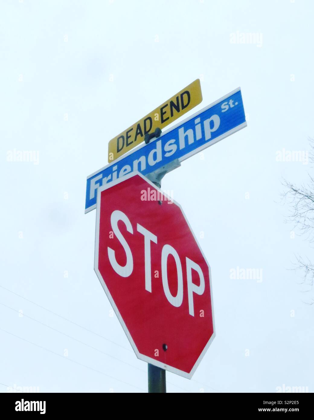 Dead End Relationship Stock Photo