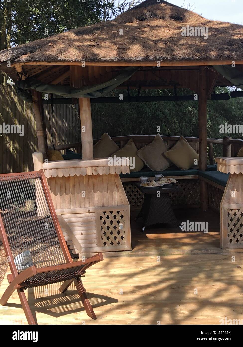 Thai Style Beach Hut In Garden Setting Stock Photo 311502175 Alamy